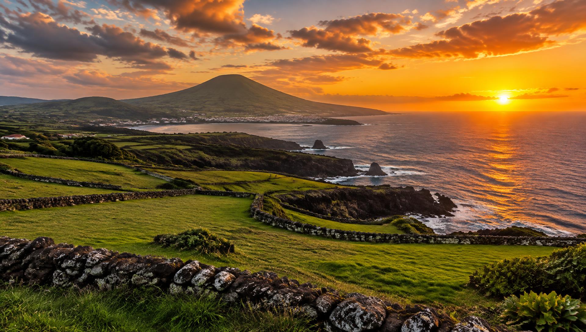 Sunset in Azores