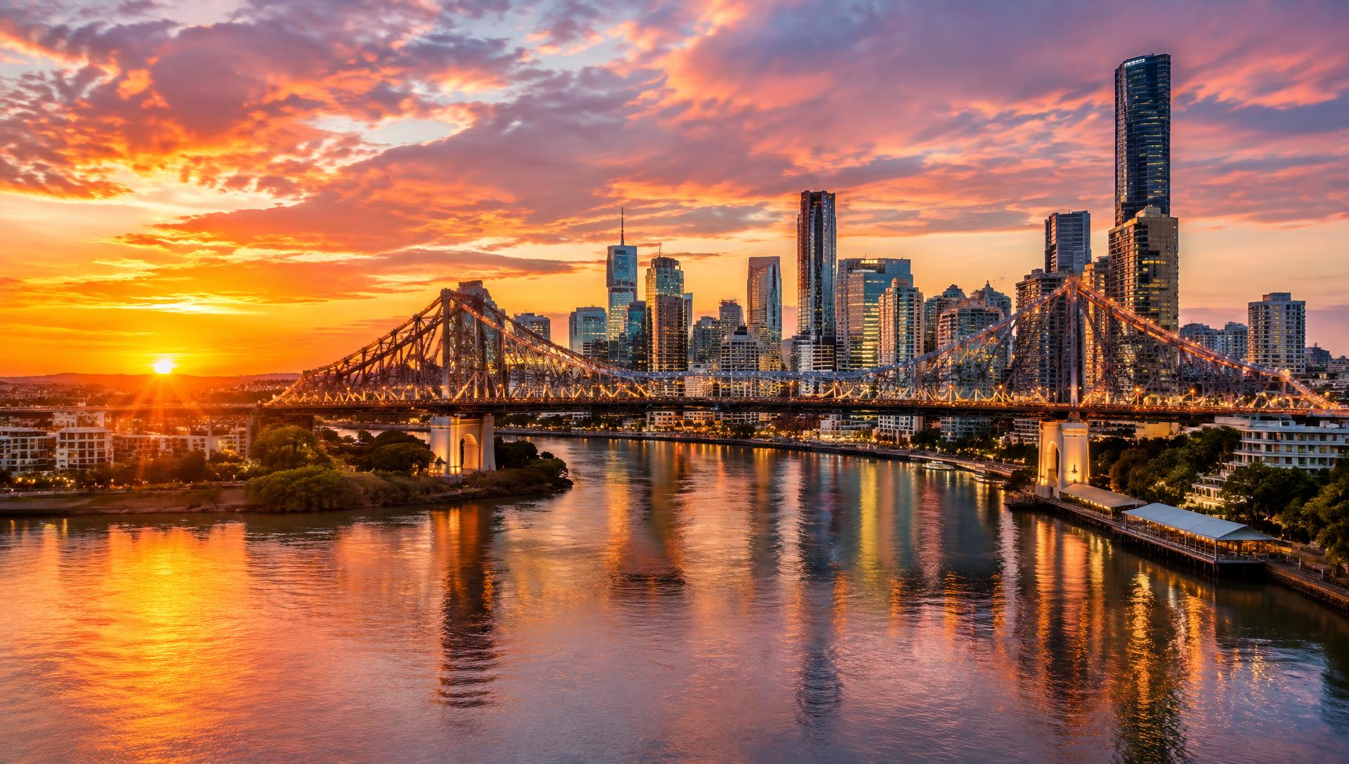 Sunset in Brisbane