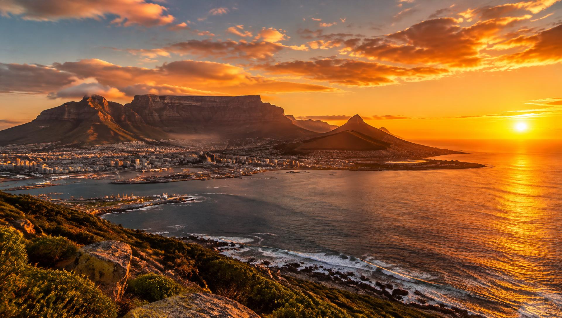 Sunset in Cape Town