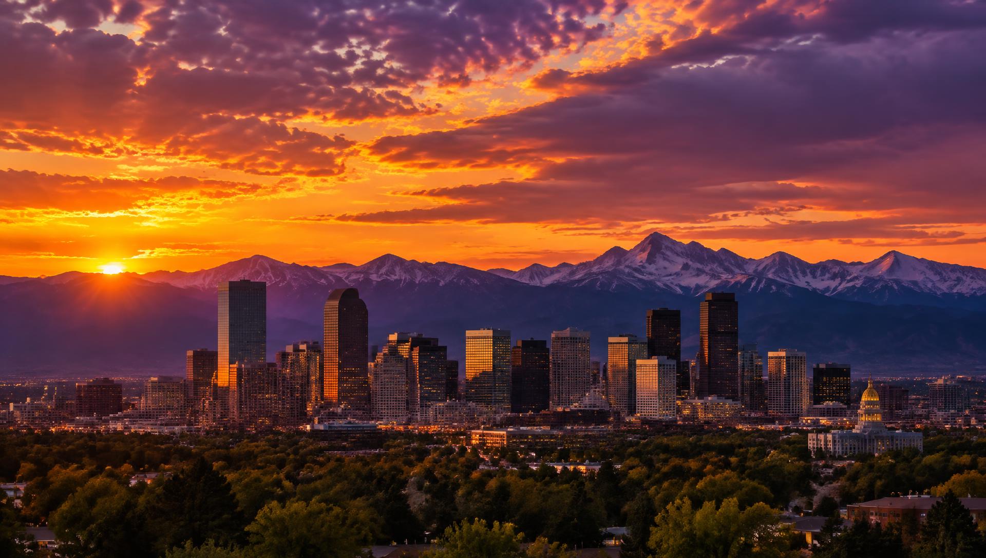 Sunset in Denver
