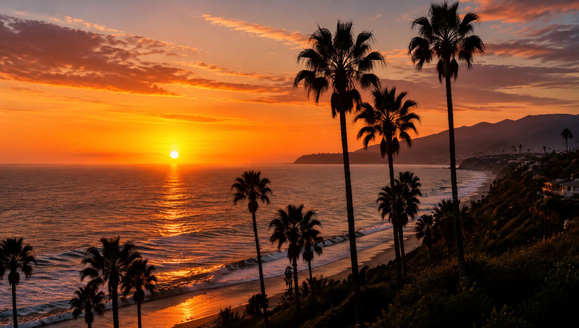 Sunset in Malibu