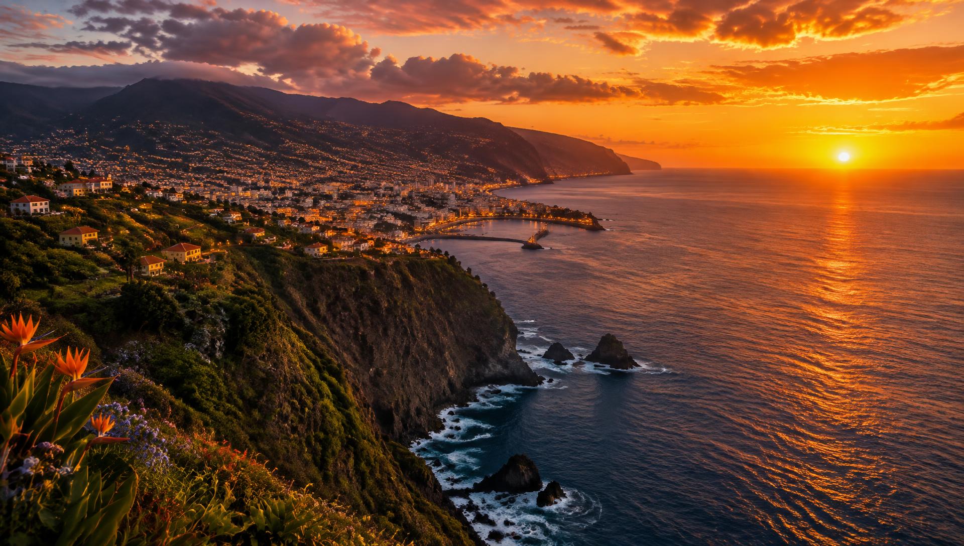 Sunset in Madeira