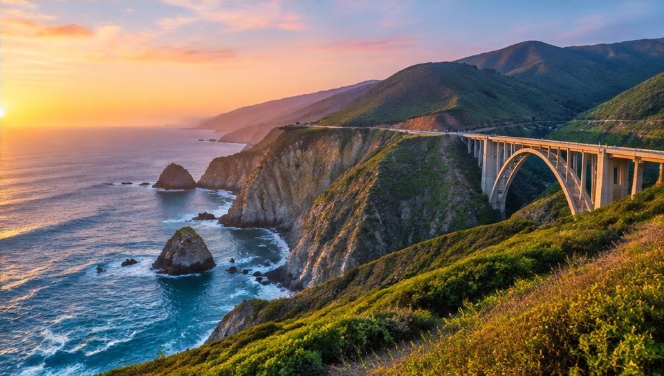 Sunrise in Big Sur