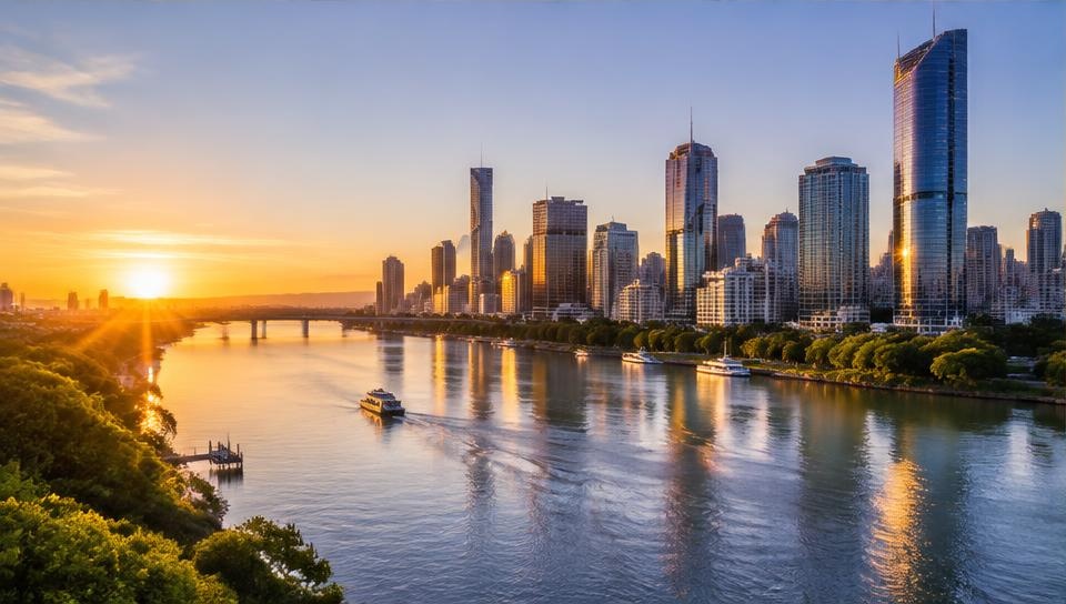 Sunrise in Brisbane