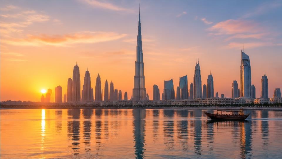 Sunrise in Dubai