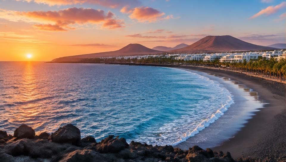 Sunrise in Lanzarote, Puerto del Carmen
