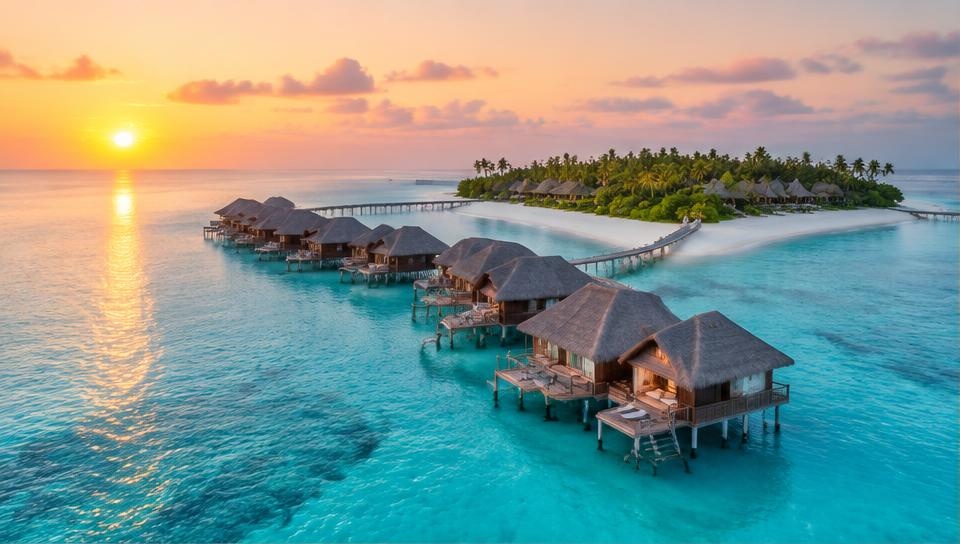 Sunrise in Maldives
