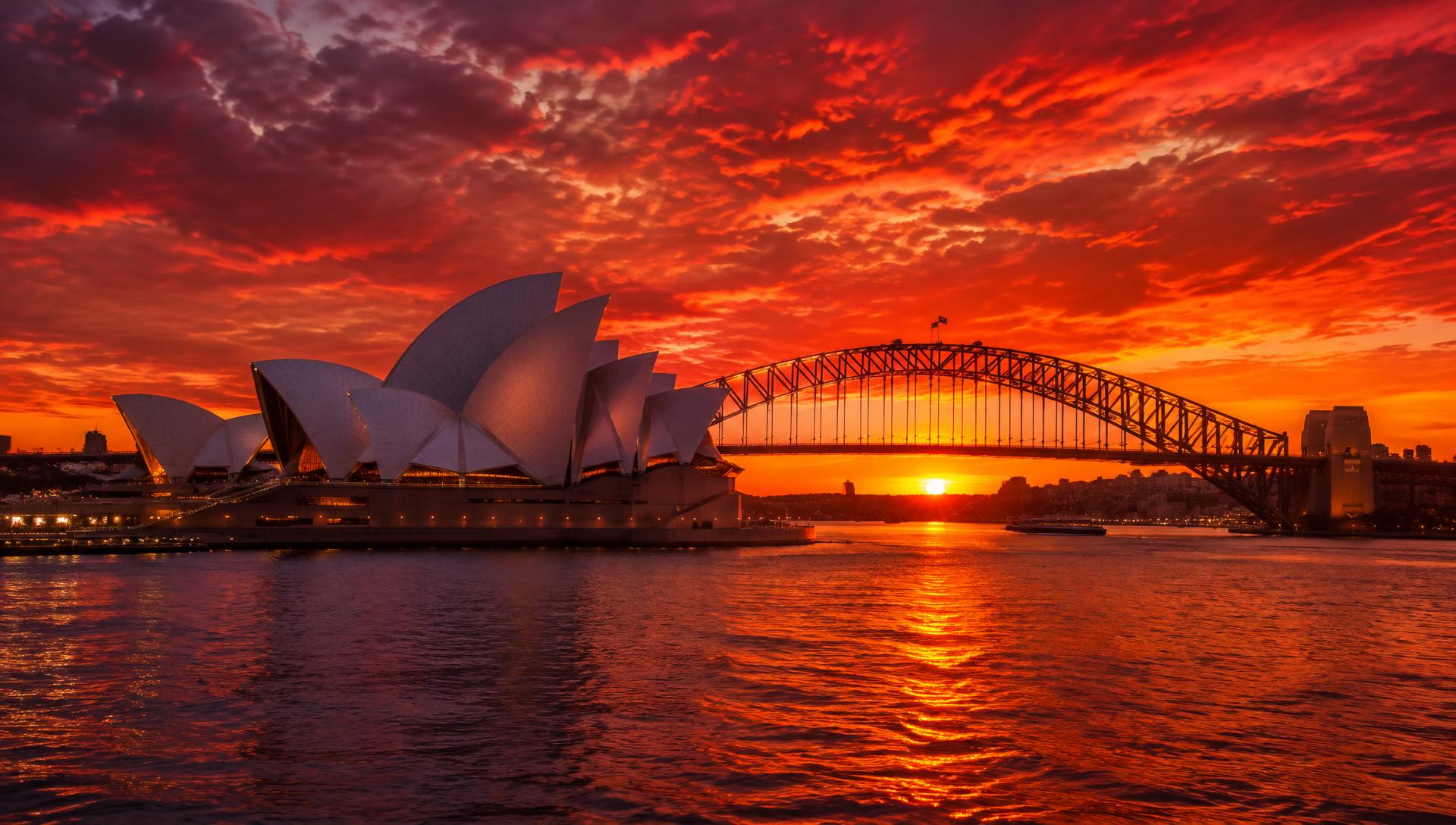 Sunset in Sydney